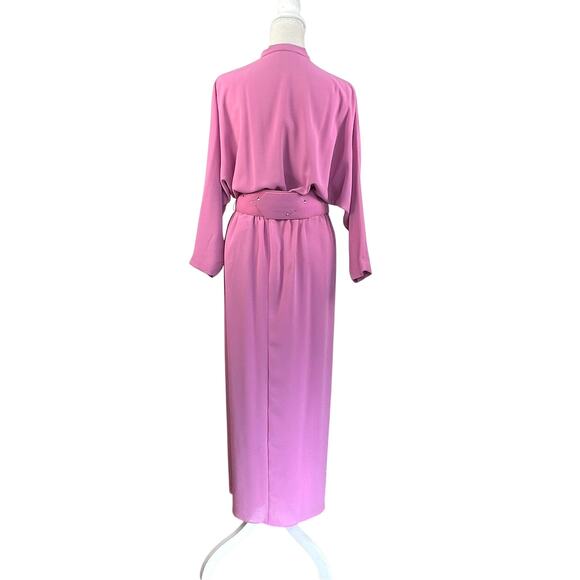 Handmade Vintage 70s/ 80s Maxi Dress Pink - Picture 9 of 9
